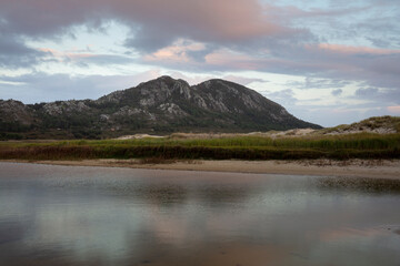 Monte Louro peak in Muros, galicia, Spain.