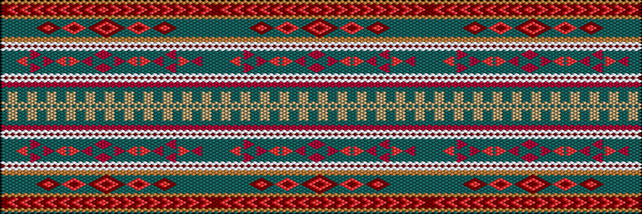 Traditional ethnic ornament for use on fabrics, tiles, ceramics and other interior details.