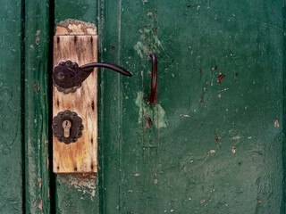 front door lock after repair