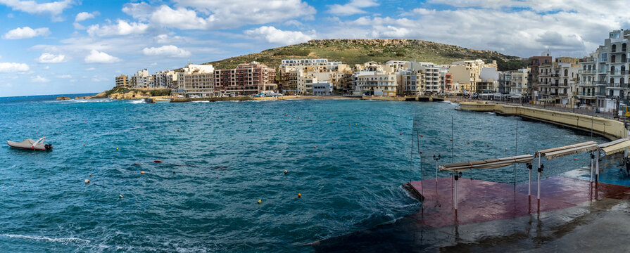 Marsalforn Bay In Gozo.