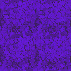 Seamless pattern, purple abstraction with small flowers. Illustration for wallpapers, pattern, background, print, decor, design, textures, textiles, fabrics, templates