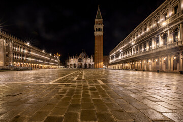 View of San Marco by night