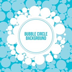 Bubble Circle Background Vector Design