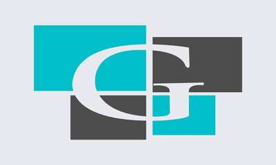 simple Colorful G Letter logo 