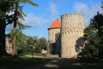 Fototapeta na wymiar Cēsis Castle, Latvia.