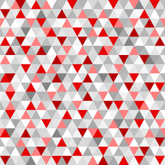 Seamless triangle pattern. Abstract geometric wallpaper of the surface. Tile background. Print for polygraphy, posters, t-shirts and textiles. Unique texture. Doodle for design