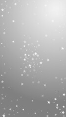 Random falling stars Christmas background. Subtle