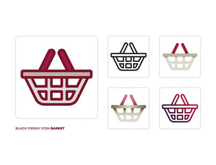 Black Friday Icon Basket