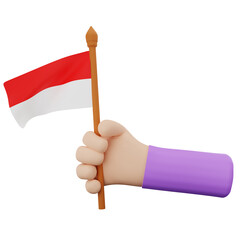 indonesia national day concept