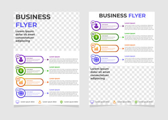 simple modern business flyer template