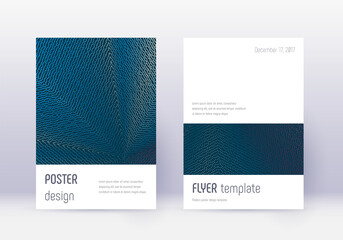 Minimalistic cover design template set. Red abstra