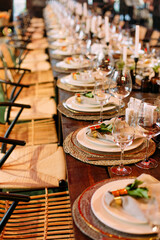 new year table decor restaurant festive party