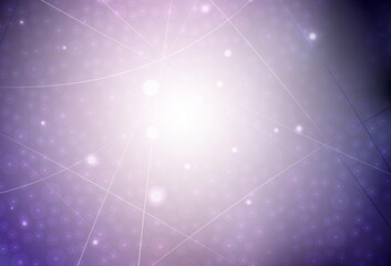 Dark Purple, Pink vector background with straight lines.