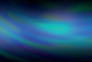 Dark Green vector blurred bright pattern.