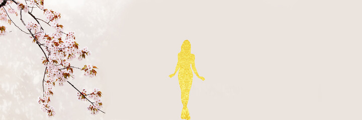 桜と金の女　合格イメージ
