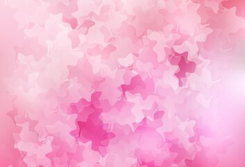 Light Pink vector texture with abstract forms.