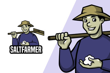 Salt Farmer - Mascot Logo Template