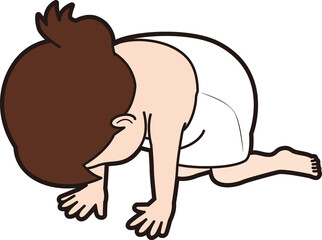 挫折するバスタオルを巻いた女性