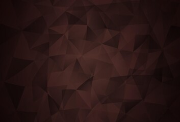 Dark Pink, Red vector texture with triangular style.