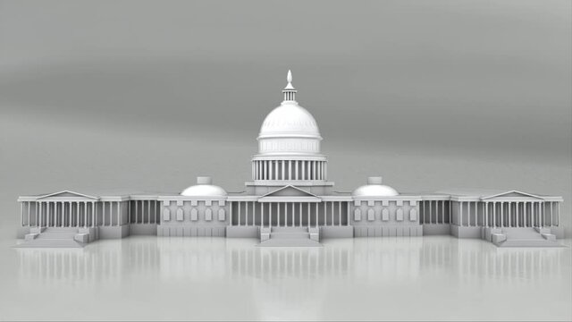 Capitol Building Simple Animated Background