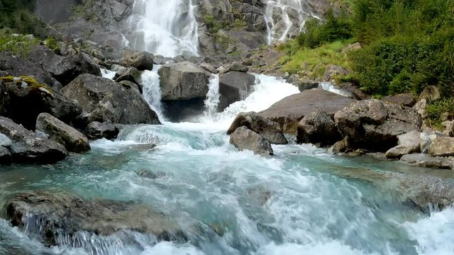 Landscape on Nardis Waterfalls.