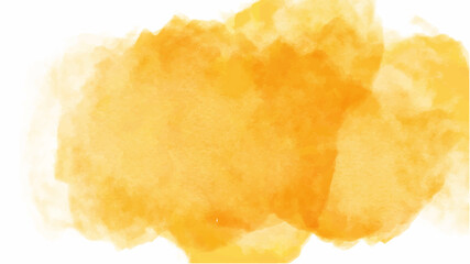 Orange watercolor background for your design, watercolor background concept, vector.