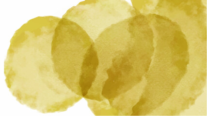 Yellow watercolor background for your design, watercolor background concept, vector.