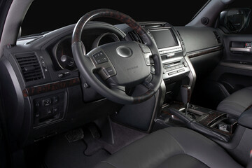 Obraz na płótnie Canvas Modern car interior