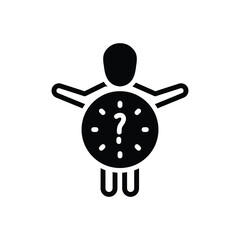 Black solid icon for when