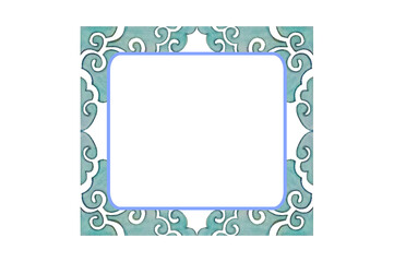 cloud ornament border