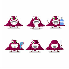 A picture of delta covirus cartoon design style keep staying healthy during a pandemic