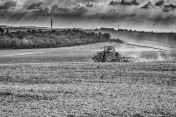Fototapeta premium farm tractor