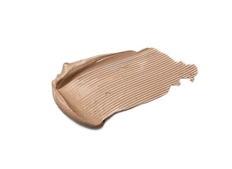 Liquid foundation isolated on white	