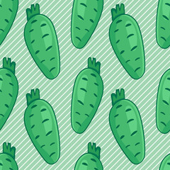 wasabi vegetable seamless pattern vector illustration 