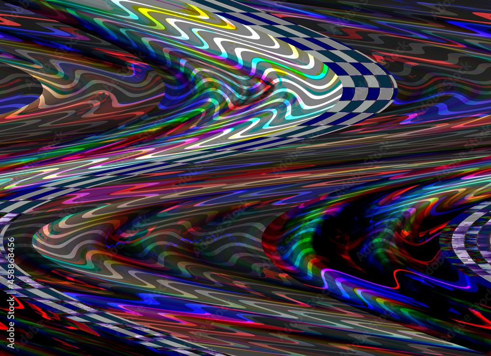 Poster tv noise glitch background computer screen error digital pixel noise abstract design photo glitch te