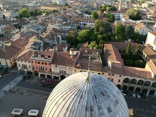 Basilica of Saint Anthony of Padua (Basilica di Sant'Antonio di Padova):  top view of the dome and...