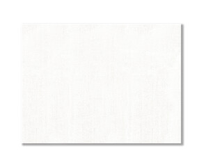 Vintage canvas texture in white color on white background. Organic soft texture concept for simplicity scrap backdrop.
