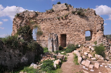 Montfort Castle. Qal'at al-Qurain or Qal'at al-Qarn - 