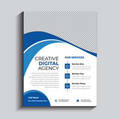 Creative Shape Business Agency Flyer Template Design