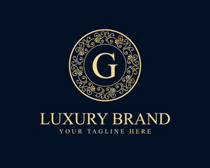 Vintage ornamental vector with floral ornament Suitable for whiskey, liquor, beer, brewery, wine, barber shop, coffee shop, tattoo studio, salon, boutique, hotel, shop signage engraving illustration