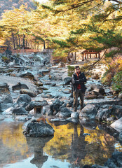 Kusatsu Onsen in Gunma Prefecture, Japan