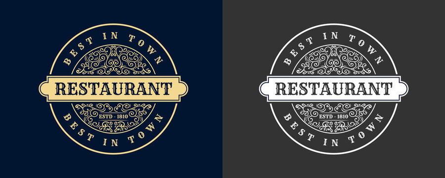 Vintage ornamental vector with floral ornament Suitable for whiskey, liquor, beer, brewery, wine, barber shop, coffee shop, tattoo studio, salon, boutique, hotel, shop signage engraving illustration