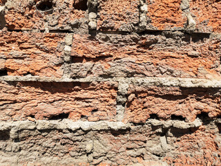 Old brick wall as an abstract background.