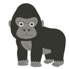 ゴリラのイラスト
