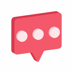 Fototapeta premium Chat Message icon, Talk bubble speech logo, Chat on line symbol, app Chat Messaging business concept