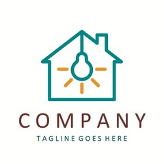 Electricity logo and electric energy vector logo