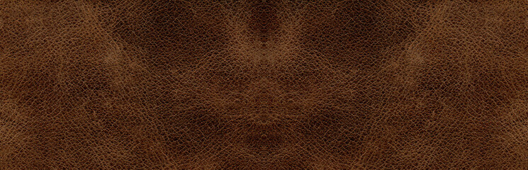 Genuine cowhide texture close up, brown cowhide texture can be background - obrazy, fototapety, plakaty