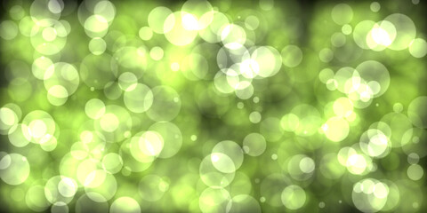 Obraz premium green bokeh abstract background