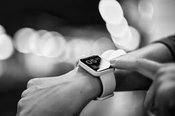 スマートウォッチの使用イメージ ボディーパーツ