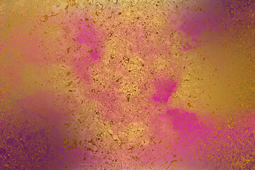 Golden Abstract  decorative paper texture  background  for  artwork  - Illustration